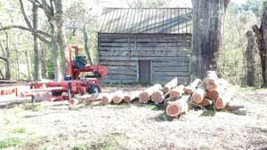 Custom milling of barn and cabin restoration lumber needs to get the sizes and appearance of years ago.
