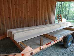 Trailer decking available and can be custom cut to widths to fit your trailer.